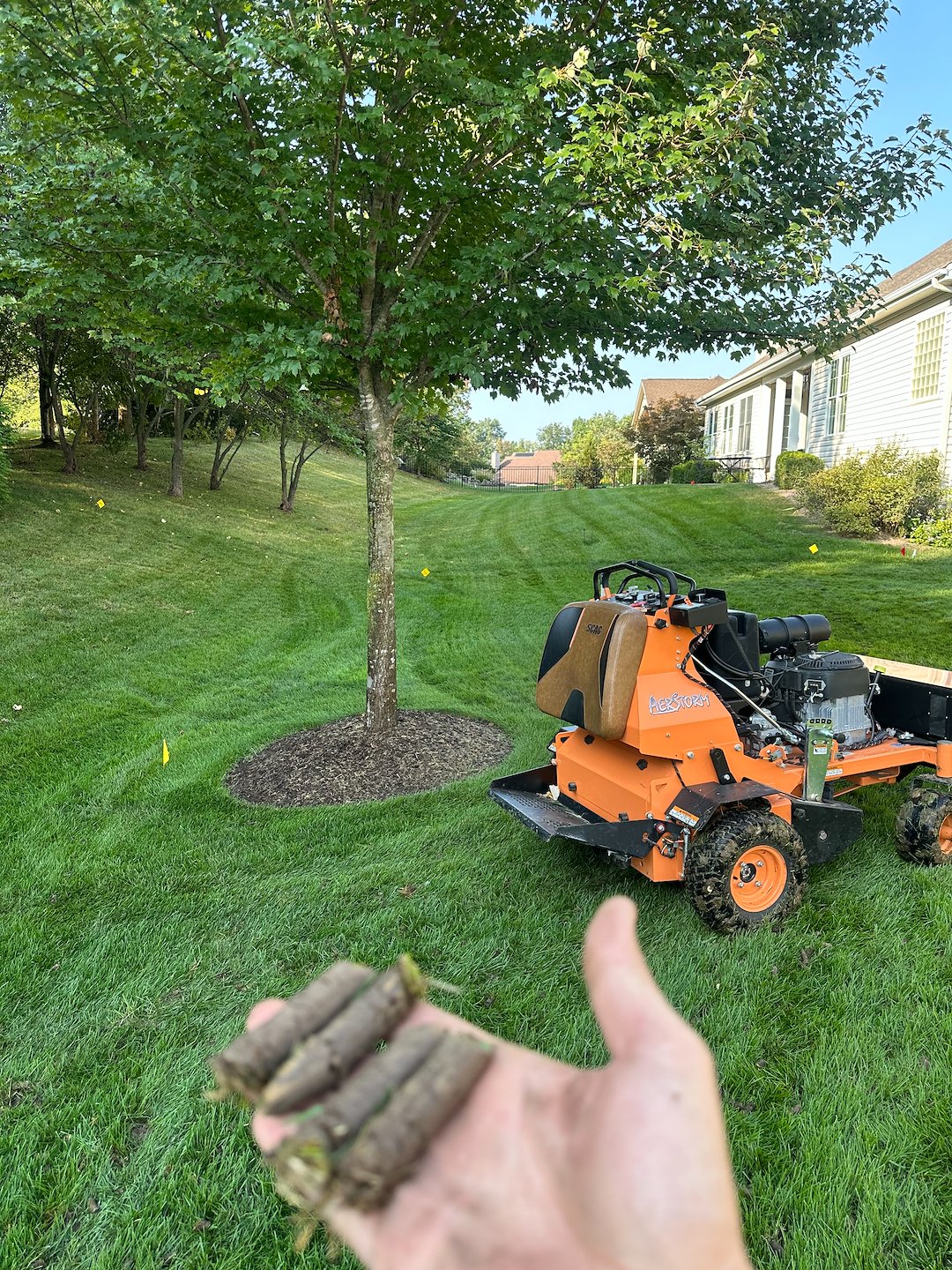 Lawn Aeration in Weldon Spring, Missouri l Brothers Lawn Maintenance